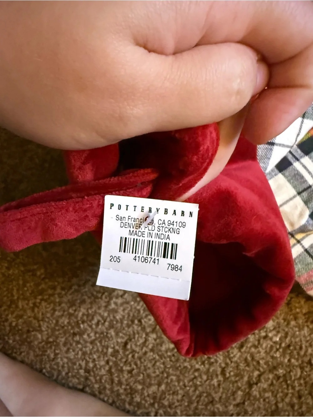 Pottery Barn Elliot Stocking